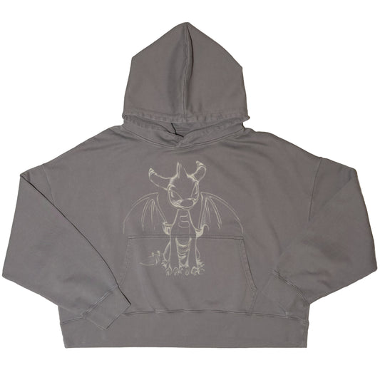 LAHZARD CROPPED HOODIE